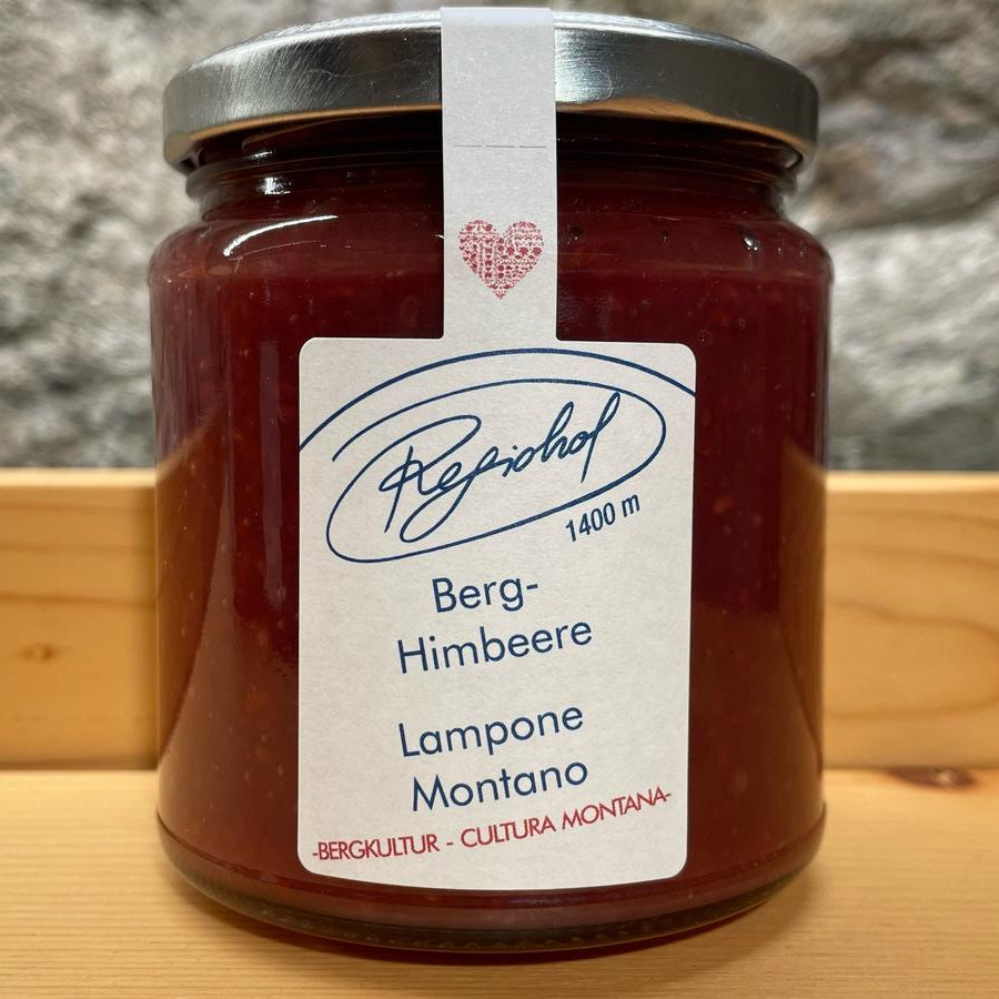 Confettura di lamponi di montagna 340g