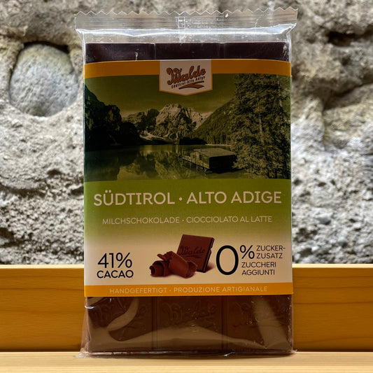 Schokolade Südtirol ohne Zucker 80g