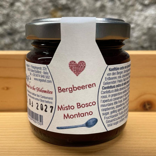 Confettura di frutti di bosco montana 110g